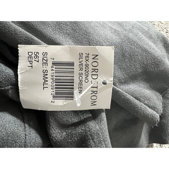 Blanknyc Suede Moro Jacket in Silver Screen Small - Picture 6 of 6